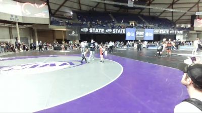 46-50 lbs 3rd Place Match - Makayela Sawyer, Thunder Mountain Wrestling Club vs Alia Maleng, Tri-Town Bullyz Wrestling