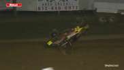 Joey Amantea Flips In USAC ISW Semi-Main At Lincoln Park Speedway