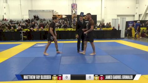 James Gabriel Grimaldi vs Matthew Fay Slosser 2024 World IBJJF Jiu-Jitsu No-Gi Championship