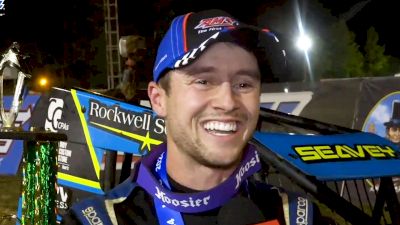Logan Seavey Reacts After Fourth Straight USAC Sprint Win