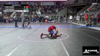 140 lbs Cons. Round 3 - Zane Kueser, Ellsworth CNTY vs Alexi Nevins, Leavenworth