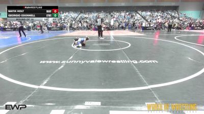 49 lbs Round Of 16 - Matix Holt, Mantanona TC vs Georgio ODonnell, Greenwave Youth Wrestling Club