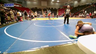 98-102 lbs Rr Rnd 2 - Aislyn Buckner, El Reno vs Mabel Rogers, Rogue Warrior Wrestling