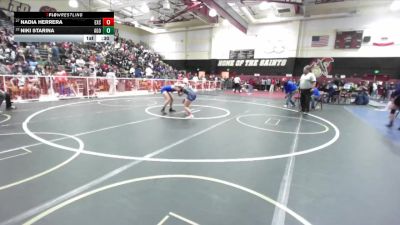 125 lbs Cons. Round 1 - Niki Starina, Agoura vs Nadia Herrera, Excelsior Charter