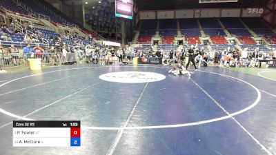 113 lbs Cons 32 #2 - Perry Fowler, UT vs Aidan McClure, IL