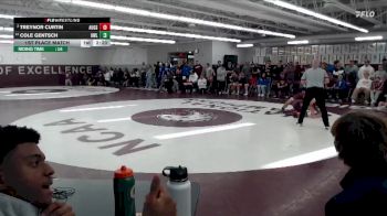 125 lbs 1st Place Match - Cole Gentsch, UW - La Crosse vs Treynor Curtin, Augsburg