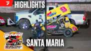 Highlights | 2024 NARC 410 Sprints at Santa Maria Speedway