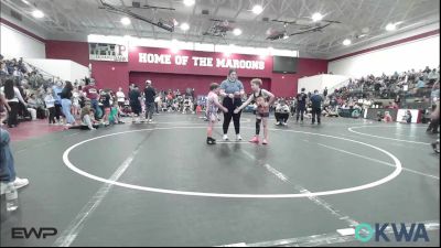 90 lbs Rr Rnd 4 - Easton Rowe, Ponca City Wildcat Wrestling vs Conley Robinson, Pawnee Wrestling Club