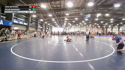85 lbs Rr Rnd 1 - Cole Szypczak, Indiana Outlaws Gold - MS vs Dylan Silkowski, Mat Warriors Gold MS - MS