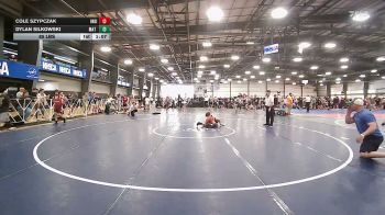 85 lbs Rr Rnd 1 - Cole Szypczak, Indiana Outlaws Gold - MS vs Dylan Silkowski, Mat Warriors Gold MS - MS