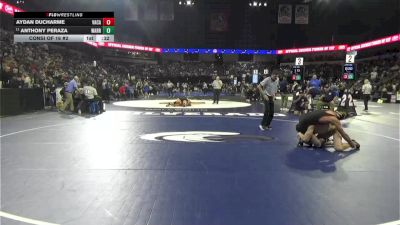 157 lbs Consi Of 16 #2 - Aydan Ducharme, Vacaville (SJ) vs Anthony Peraza, Warren (SS)