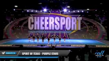 Spirit of Texas - Purple Stars [2021 L1 Youth - Small Day 2] 2021 CHEERSPORT National Cheerleading Championship