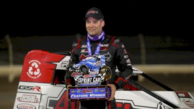 Kyle Cummins Reacts After Thrilling Indiana Sprint Week Kokomo Finish