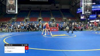 138 lbs Cons 32 #2 - Jorie Richardson, Tennessee vs Carley O'Neill, Kentucky