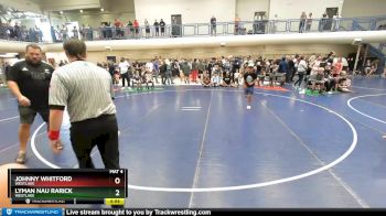 104 lbs Semifinal - Johnny Whitford, Westlake vs Lyman Nau Rarick, Westlake