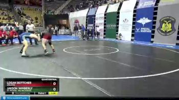 182 lbs Quarterfinal - Jakson Wimberly, St. Michael The Archangel vs Logan Bottcher, Gallatin
