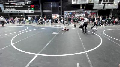 54 lbs Rr Rnd 1 - Christopher Moreno, Reign WC vs Henry Jones, Pueblo County WC