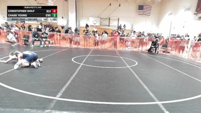 106 lbs Quarterfinal - Christopher Wolf, Delran vs Chase Young, Bitetto Trained Wrestling