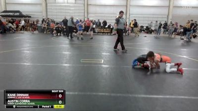 55/60 Quarterfinal - Kane Dinnan, Lorenz C. List School vs Austin Corra, Hoben Elementary School