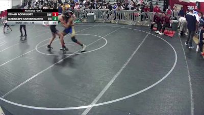 138 lbs Cons. Round 2 - Ethan Rodriguez, Cimarron Memorial vs Maligaspe Karunarathne, Sierra Vista