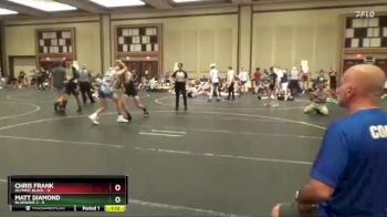 117 lbs Quarterfinals (8 Team) - Chris Frank, Olympic Black vs Matt Diamond, BlueWave 2