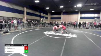 157 lbs Consi Of 64 #1 - Kaileb Cadena, Lion Of Judah Wr Ac vs Jonatan Amaya, Hui Makoa WC