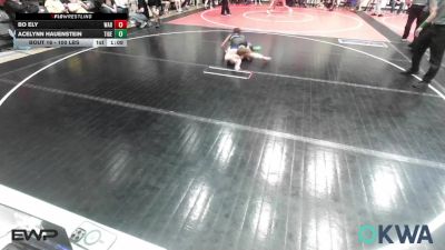 100 lbs Rr Rnd 2 - Bo Ely, Warner Eagles Youth Wrestling vs Acelynn Hauenstein, Tiger Trained Wrestling