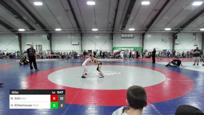 60 lbs Semifinal - Nolan Gatt, Social Circle USA Takedown vs Hayzen Rittenhouse, Rockmart Takedown Club