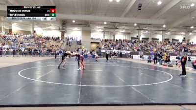 AA 150 lbs Cons. Round 3 - Kyle Hogg, Bradley Central High School vs Hudson Minor, Franklin High School