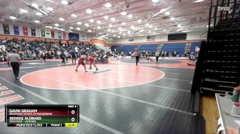 184 lbs Champ. Round 1 - Sedeeq AlObaidi, Wisconsin - Lacrosse vs Gavin Graham, Milwaukee School Of Engineering