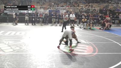 144 3A Cons. Round 2 - Javin Taylor, Boca Raton Community H S vs Aston Claxon, Flanagan