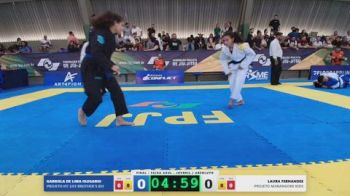LAURA FERNANDES vs GABRIELA DE LIMA OLEGARIO 2026 FPJJ Copa Grandes Mestres Etapa 3