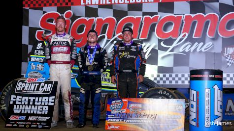 USAC Indiana Sprint Week Results Tuesday At Lawrenceburg Speedway