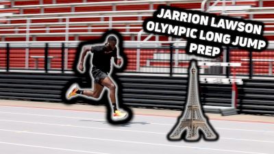 Jarrion Lawson's Tune Up Workout Before The 2024 Paris Olympics