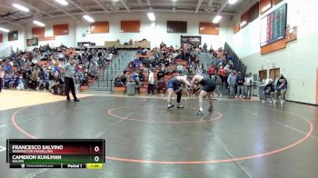 190 lbs Champ. Round 2 - Cameron Kuhlman, Galion vs Francesco Salvino, Washington (Massillon)