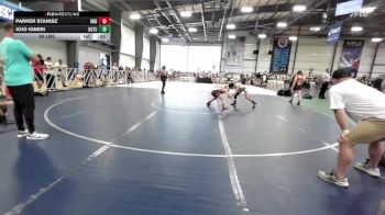 90 lbs Rr Rnd 3 - Parker Stanisz, Indiana Outlaws Red vs JoJo Igneri, Team Gotcha Blue