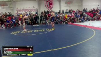175 lbs Quarterfinal - Christain Hartle, Uintah vs Blake Hill, Moffat County
