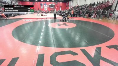 138 lbs Cons. Round 2 - Isaiah Martinez, Rockton (HONONEGAH) vs Jake Gizel, Hoffman Estates (CONANT)