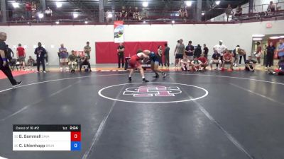 86 kg Consi Of 16 #2 - Griffin Gammell, Cavalier Wrestling Club vs Caleb Uhlenhopp, Brunson UVRTC