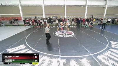 285 lbs Champ. Round 2 - Apolosi Tu`ivai, Westlake vs Jesse King, Timpanogos