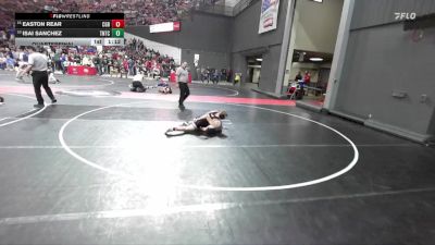 100 lbs Quarterfinal - Isai Sanchez, Team Nazar Training Center vs Easton Rear, RT Elite Wrestling