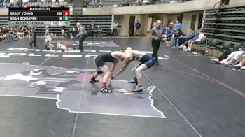 133 lbs Round 3 (4 Team) - Grady Young, Pierz, MN vs Noah Schaefer, Zumbrota-Mazeppa, MN