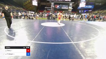 220 lbs Rnd Of 16 - Jared Thiry, Iowa vs Jayden Tadeo-Gosal, California