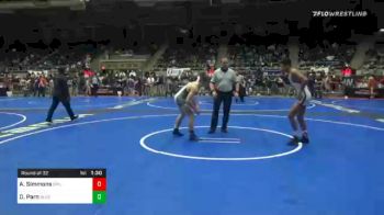 135 lbs Prelims - Austin Simmons, Driller WC vs Devan Parn, Blue Pride WC