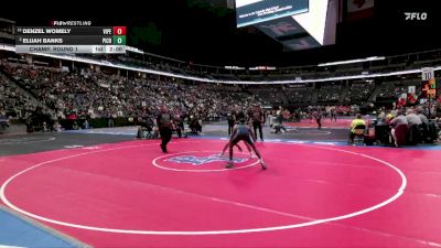 132-5A Champ. Round 1 - Denzel Womely, Vista Peak vs Elijah Banks, Pine Creek