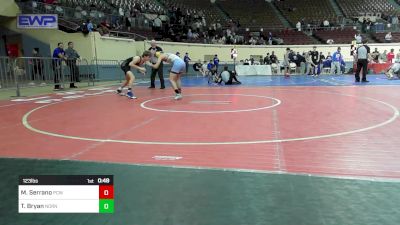 123 lbs Consi Of 32 #2 - Marcos Serrano, Putnam City West vs Tatum Bryan, Norman North