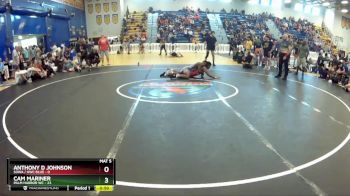 138 lbs Quarters & Wb (16 Team) - Anthony D Johnson, SOWA / HWC BLUE vs Cam Mariner, Palm Harbor WC