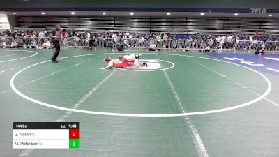 144 lbs Consi Of 32 #1 - Gavin Nolan, FL vs Mason Petersen, NE