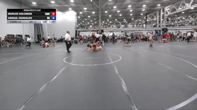 118 lbs Round 1 (6 Team) - Marlee Solomon, PA West Black vs Abigail Gonzalez, Miami Hawks