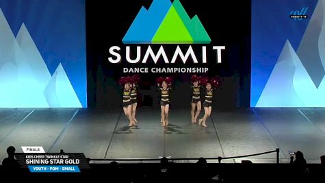 Kids Cheer Twinkle Star - Shining Star Gold [2025 Youth - Pom - Small Finals] 2025 The Dance Summit